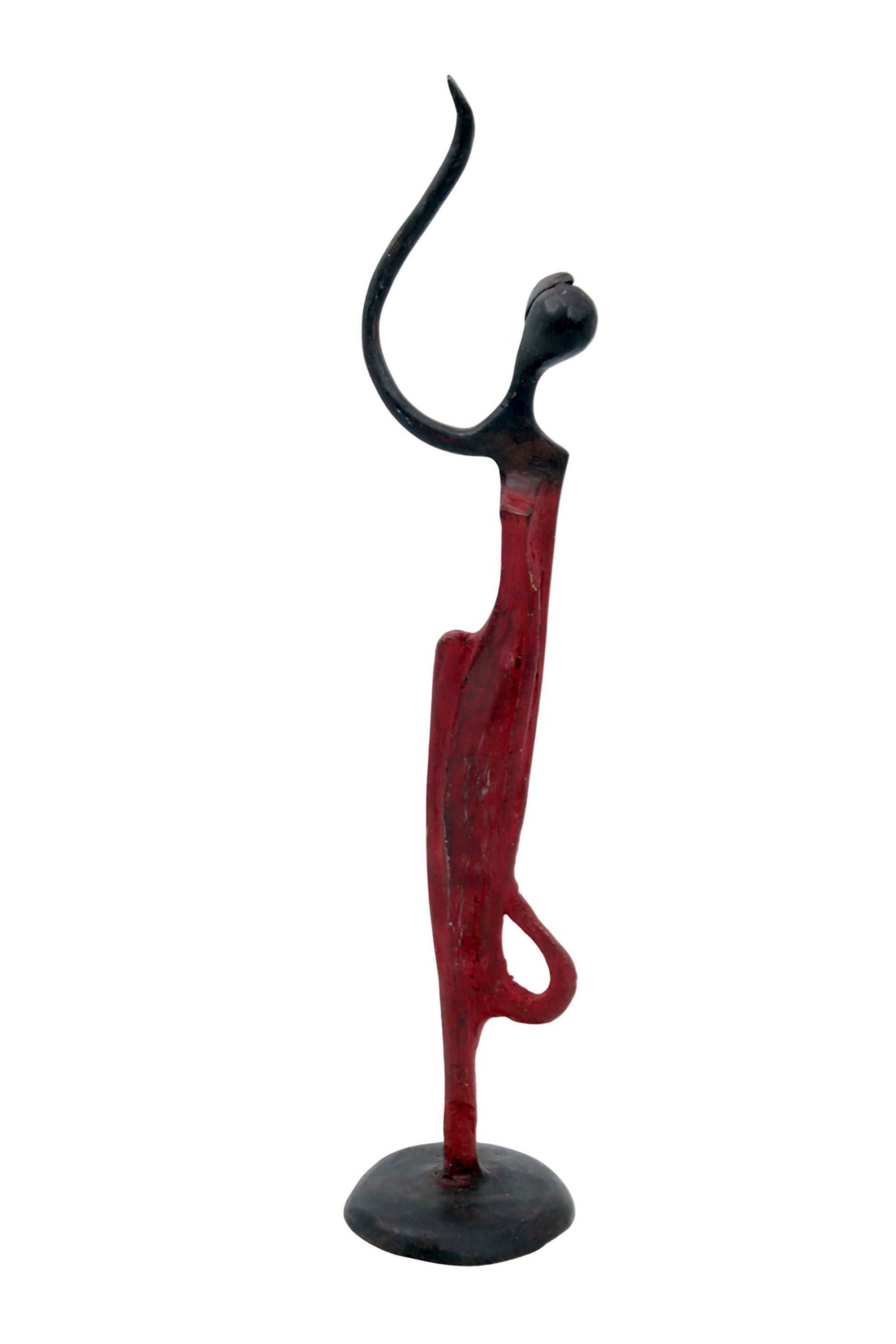 Abdoulaye's bronze 25cm red n°7 