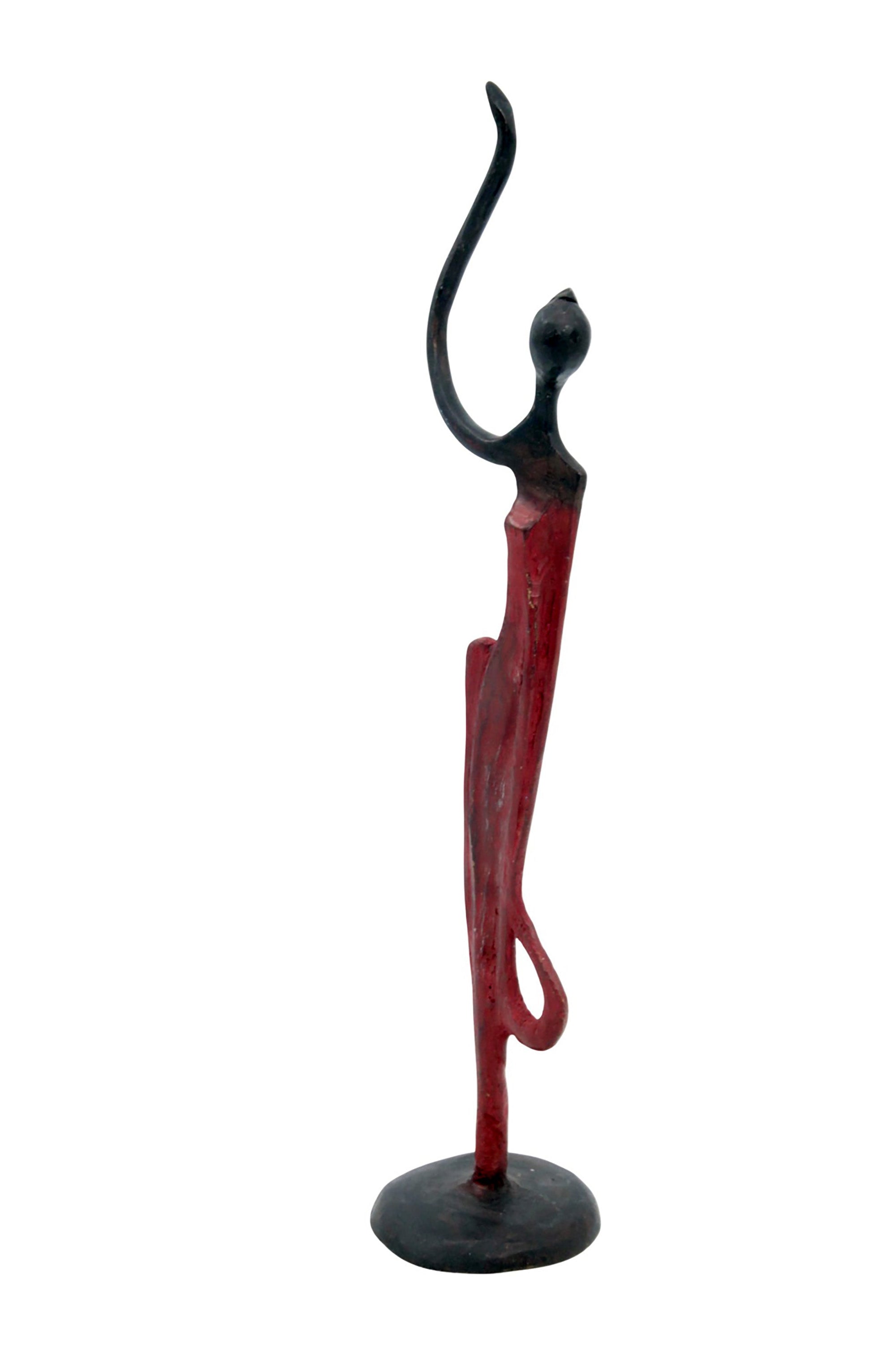 Abdoulaye's bronze 25cm red n°7 