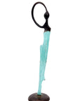 Abdoulaye's bronze 25cm turquoise n°5 
