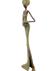 Bronze Issouf 55 cm vert n°1 Bronzes d'Afrique