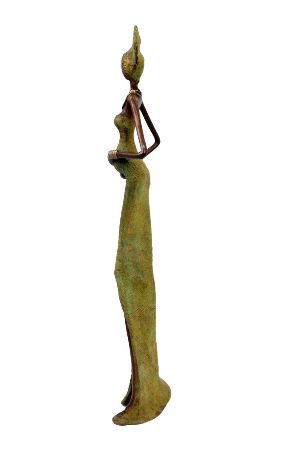 Bronze Issouf 55 cm vert n°1 Bronzes d'Afrique
