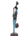 Abdoulaye's bronze 25cm blue n°5 