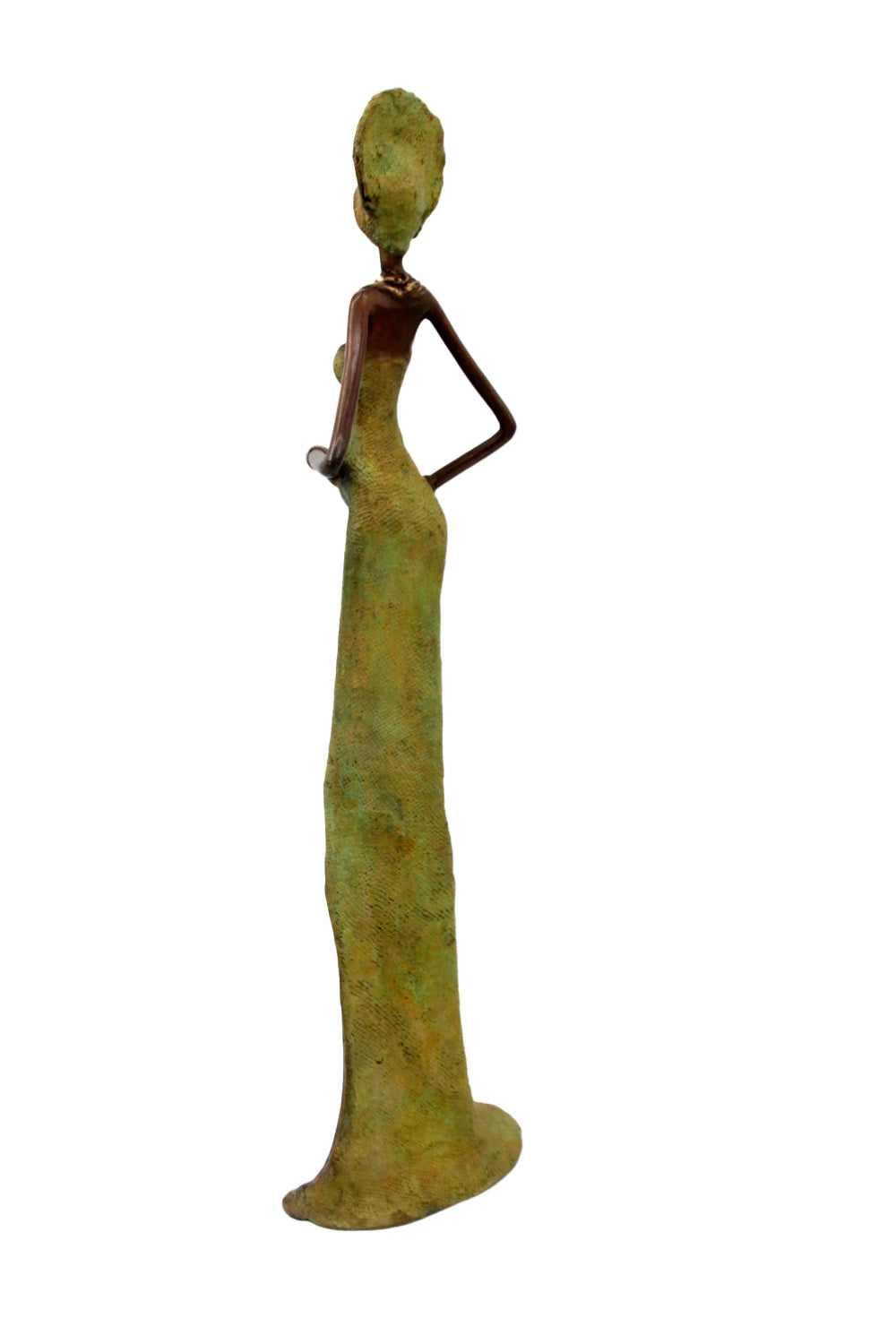 Bronze Issouf 55 cm vert n°1 Bronzes d'Afrique