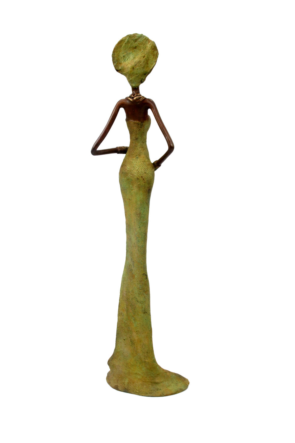 Bronze Issouf 55 cm vert n°1 Bronzes d'Afrique