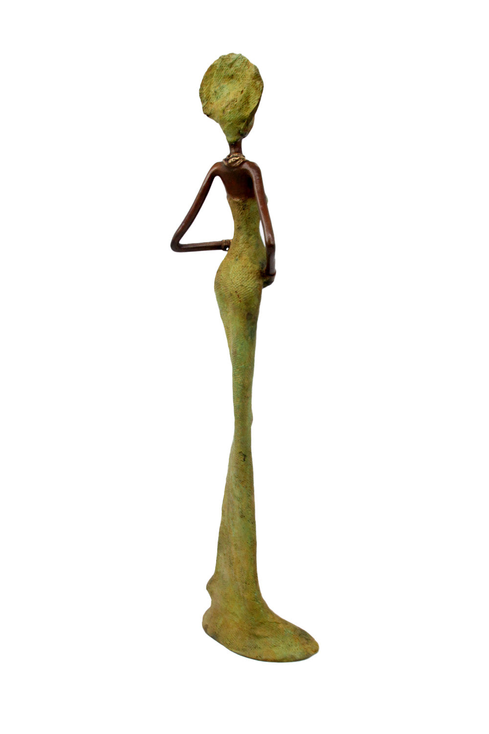 Bronze Issouf 55 cm vert n°1 Bronzes d'Afrique