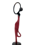 Abdoulaye's bronze 25cm red n°11 