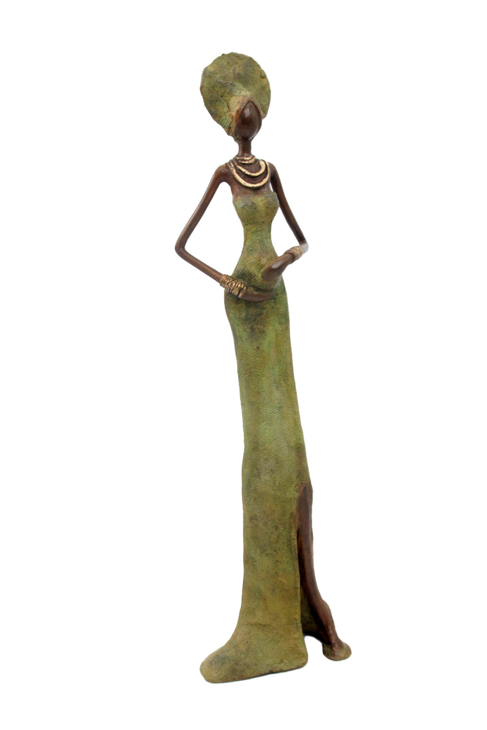 Bronze Issouf 55 cm vert n°1 Bronzes d'Afrique