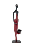 Abdoulaye's bronze 25cm red n°12 