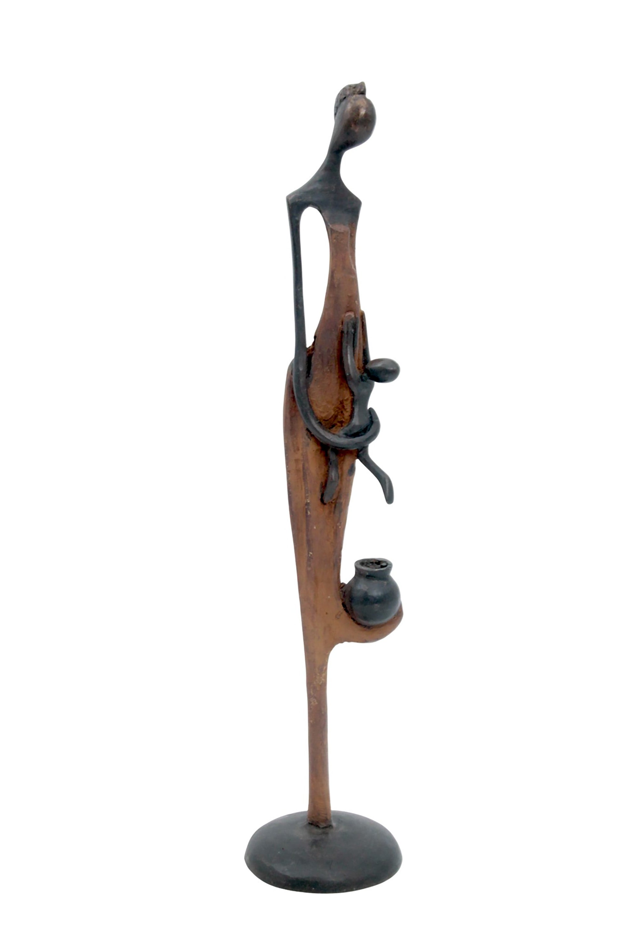 Bronze d'Abdoulaye 35cm marron n°1 
