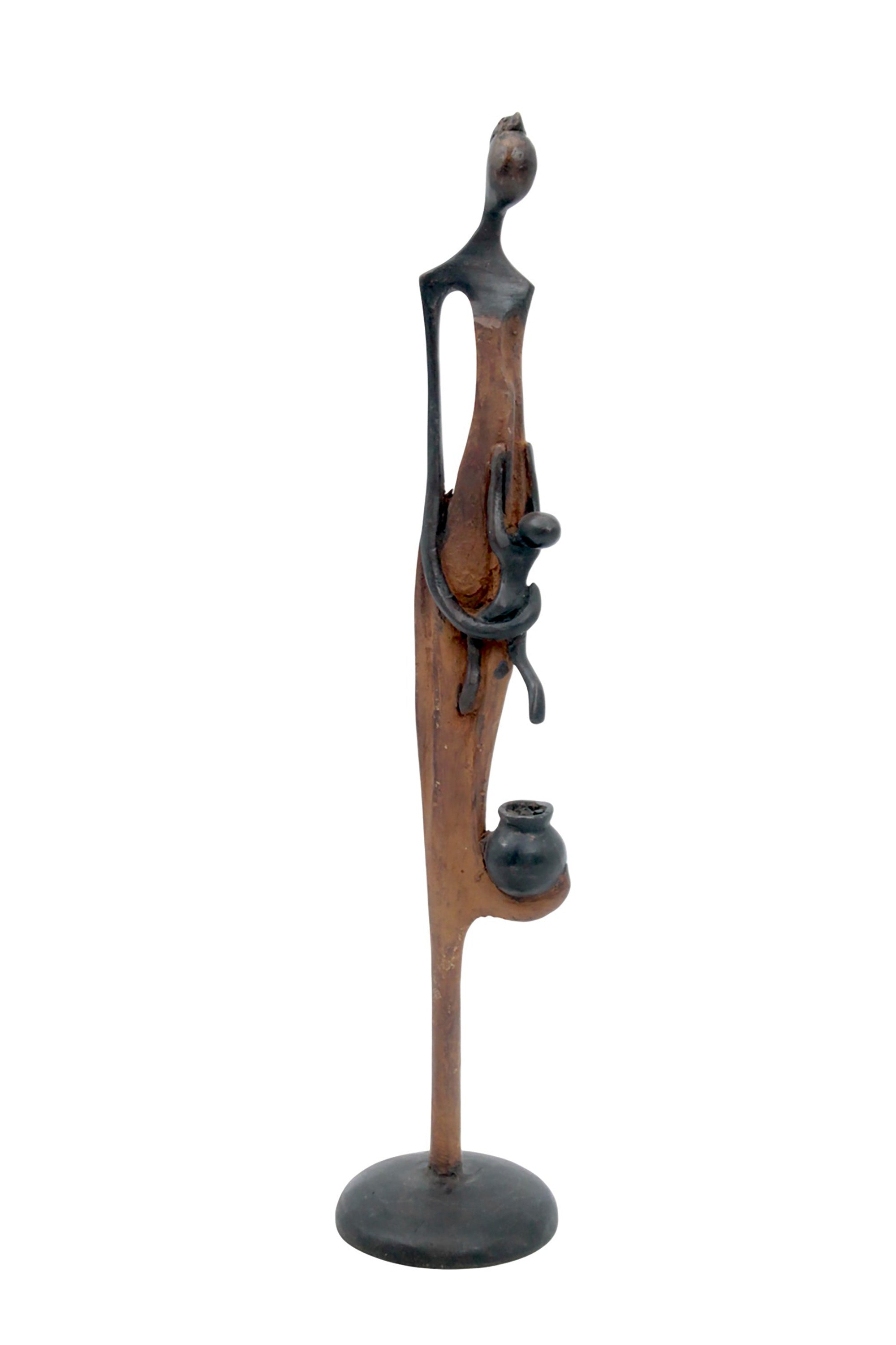 Bronze d'Abdoulaye 35cm marron n°1 