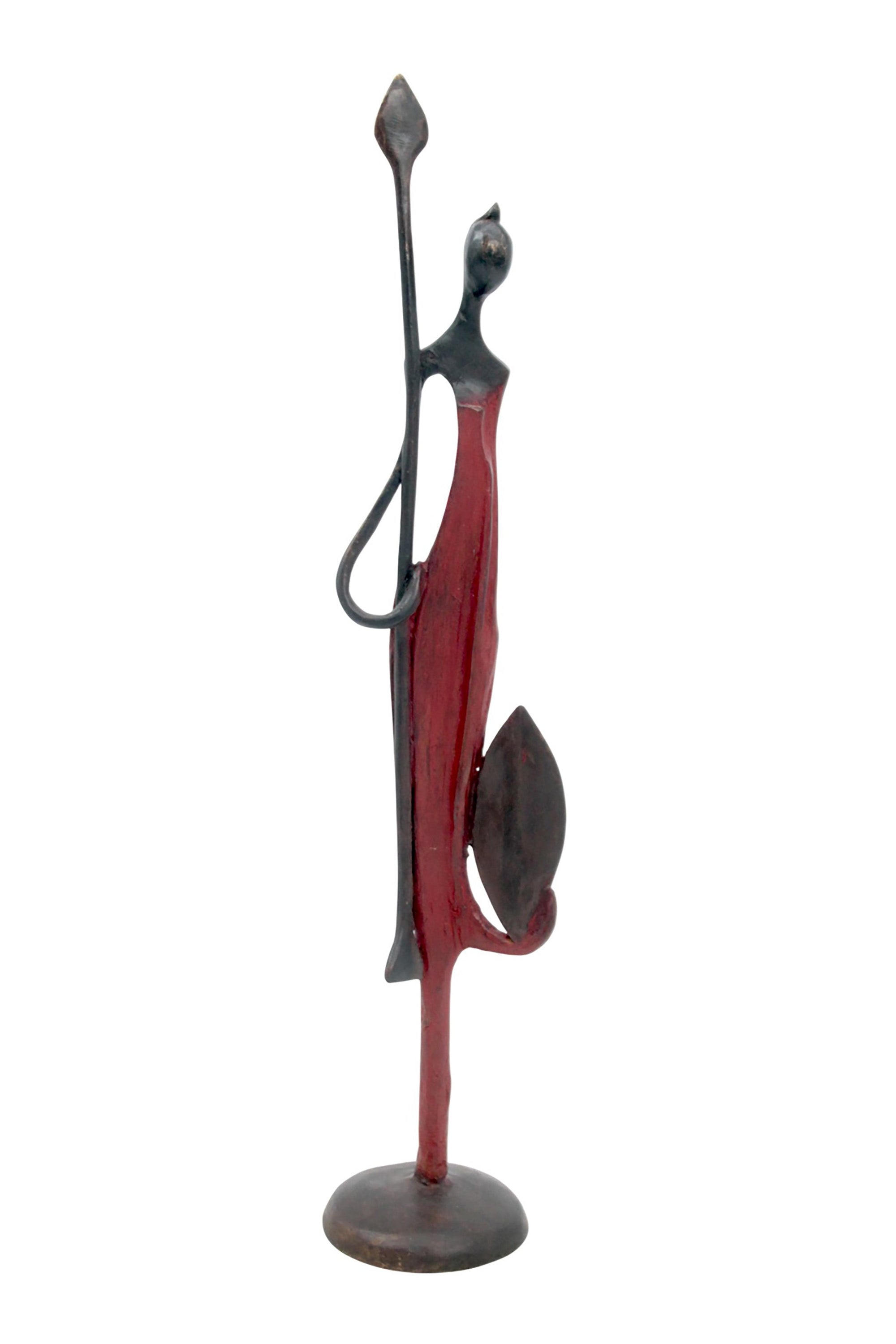 Bronze d'Abdoulaye 35cm rouge n°2 
