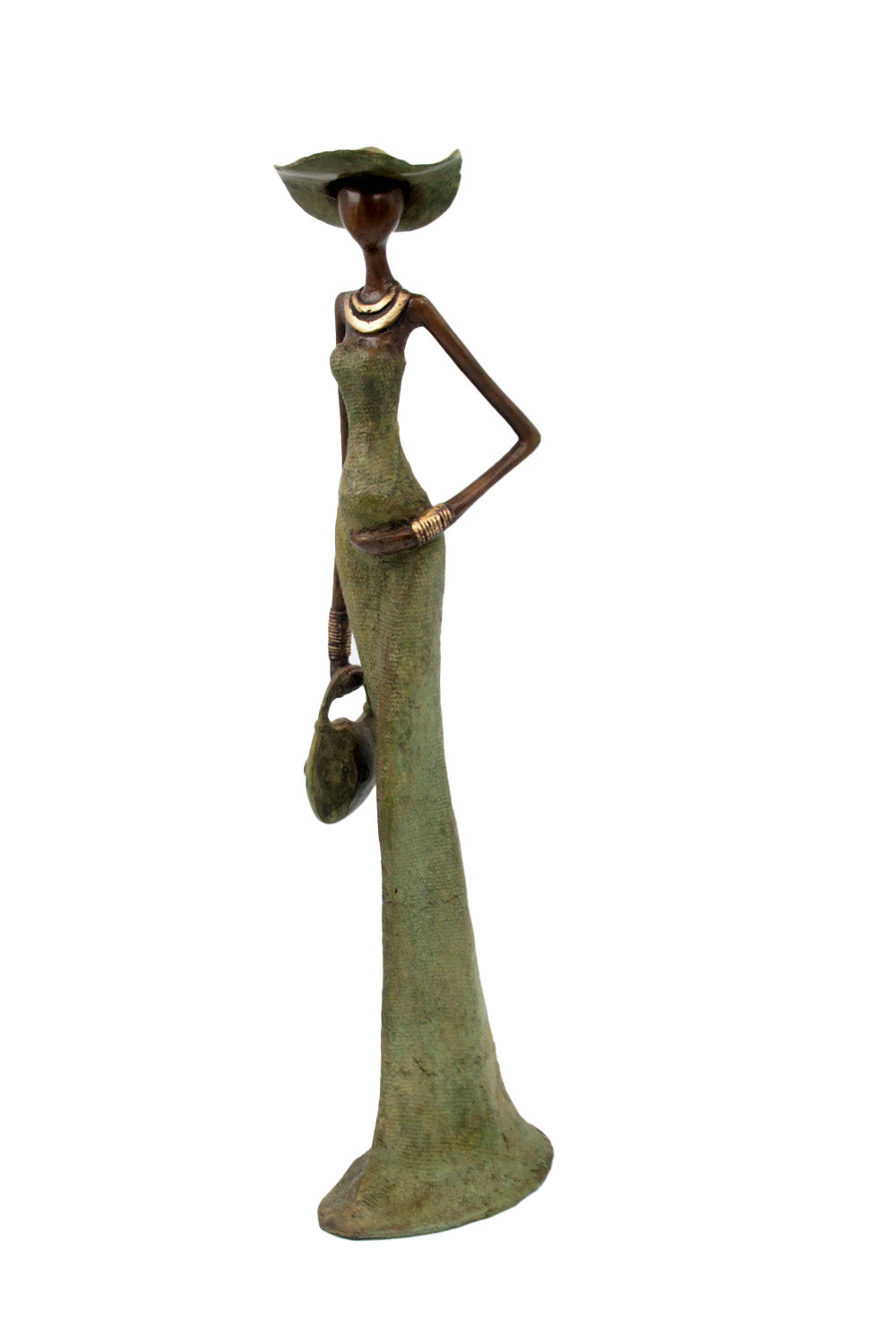 Bronze Issouf 55 cm vert n°4 Bronzes d'Afrique