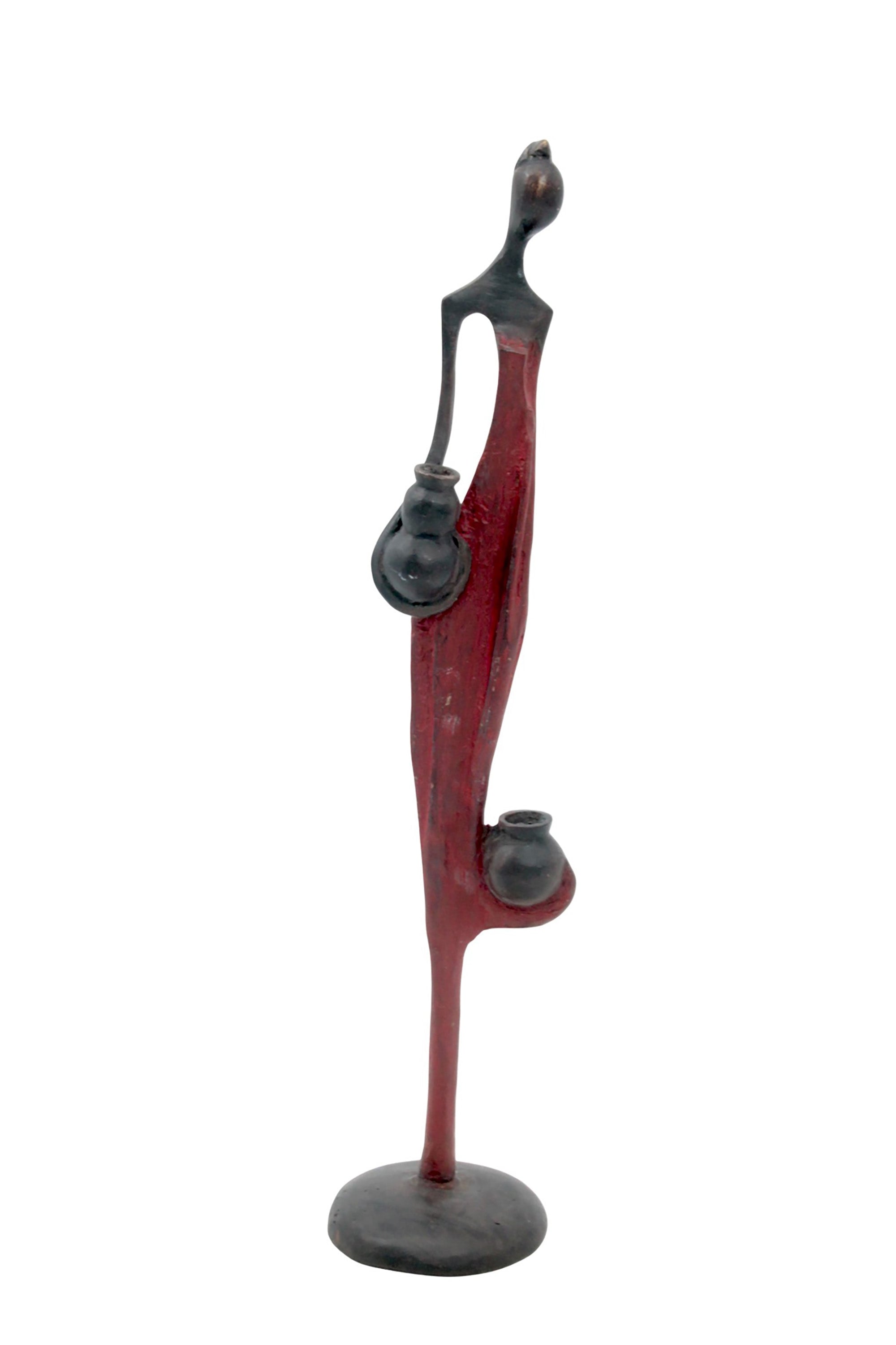 Bronze d'Abdoulaye 35cm rouge n°3 
