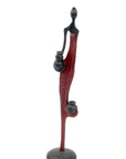 Bronze d'Abdoulaye 35cm rouge n°3 