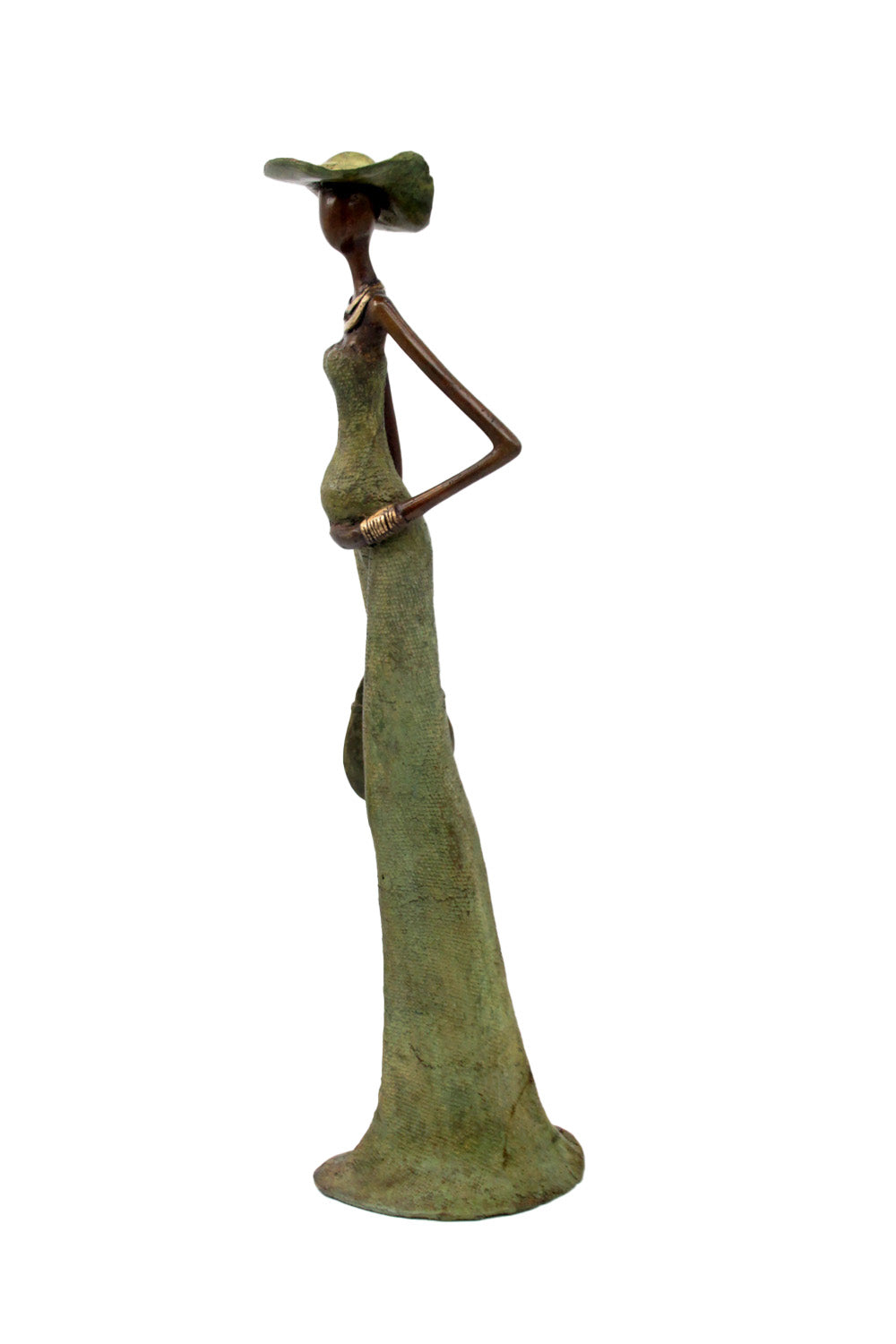 Bronze Issouf 55 cm vert n°4 Bronzes d'Afrique