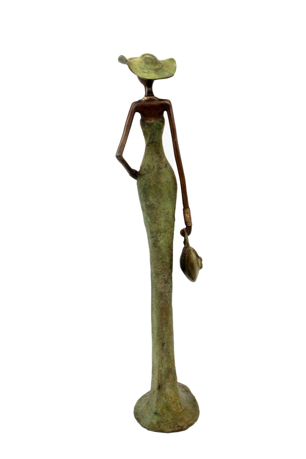 Bronze Issouf 55 cm vert n°4 Bronzes d'Afrique