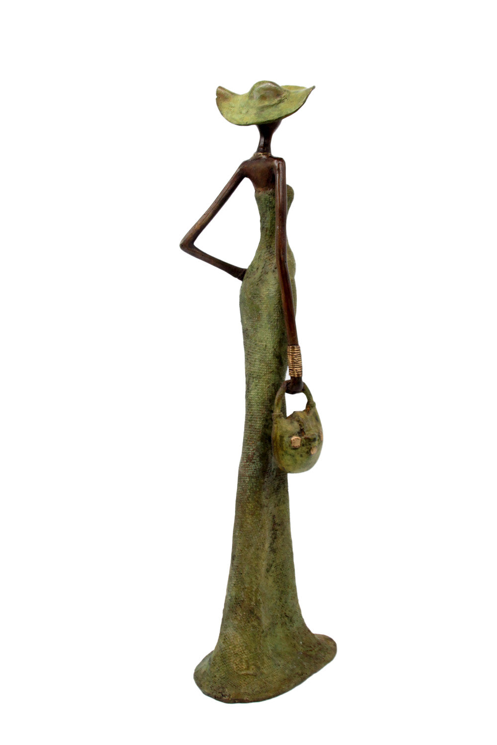 Bronze Issouf 55 cm vert n°4 Bronzes d'Afrique