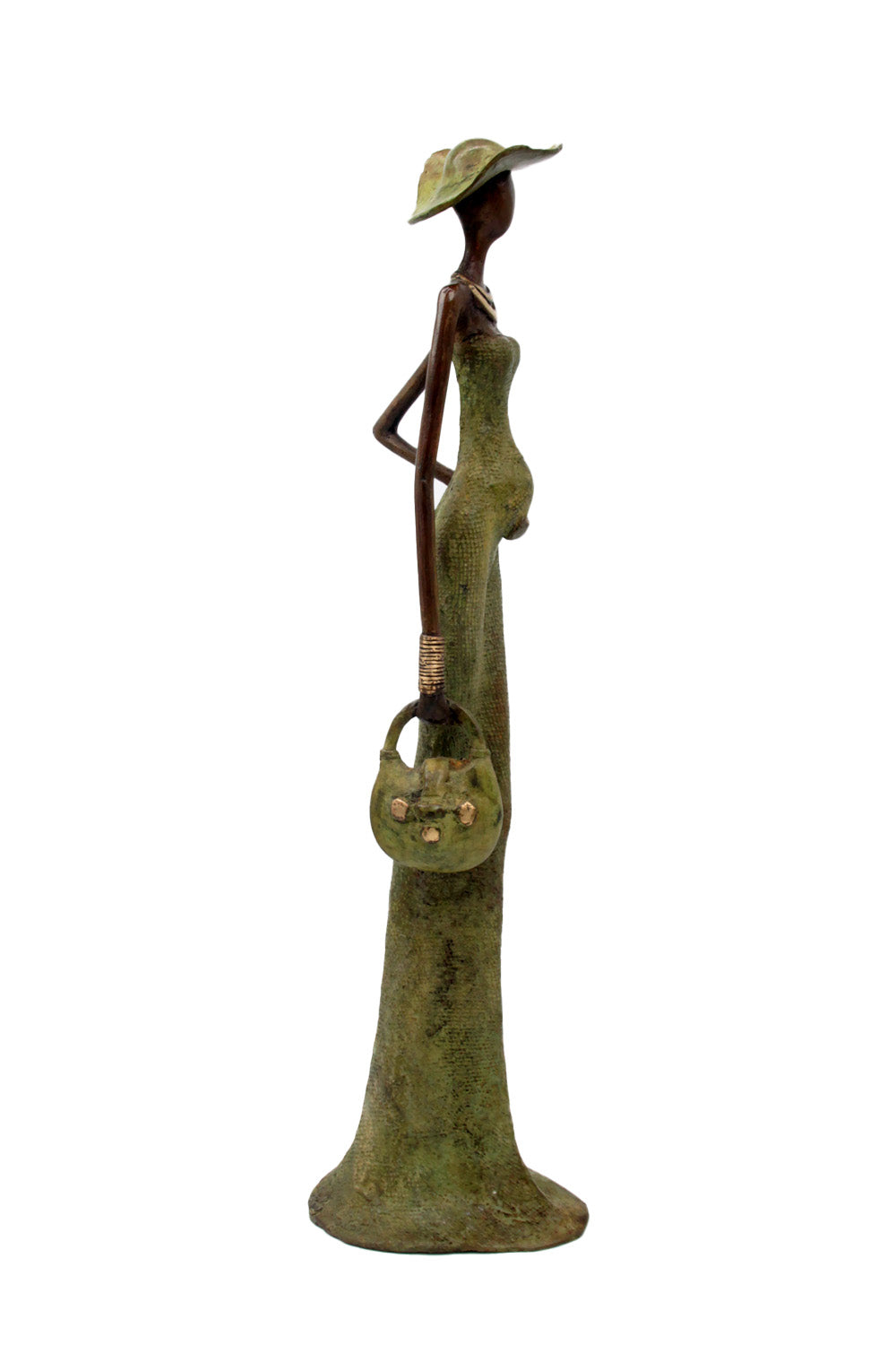 Bronze Issouf 55 cm vert n°4 Bronzes d'Afrique