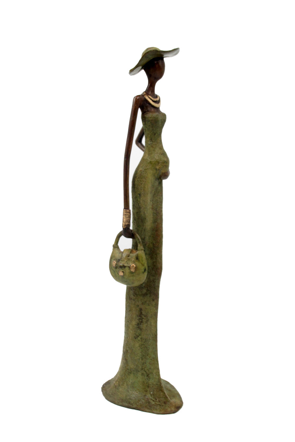 Bronze Issouf 55 cm vert n°4 Bronzes d'Afrique