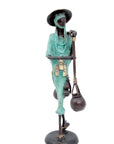 Shepherd 40 cm turquoise n°1 