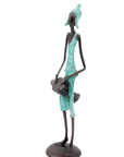 Man 35 cm turquoise n°1 