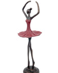 Ballerine 25 cm rouge n°2 