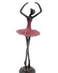Ballerine 25 cm rouge n°2 