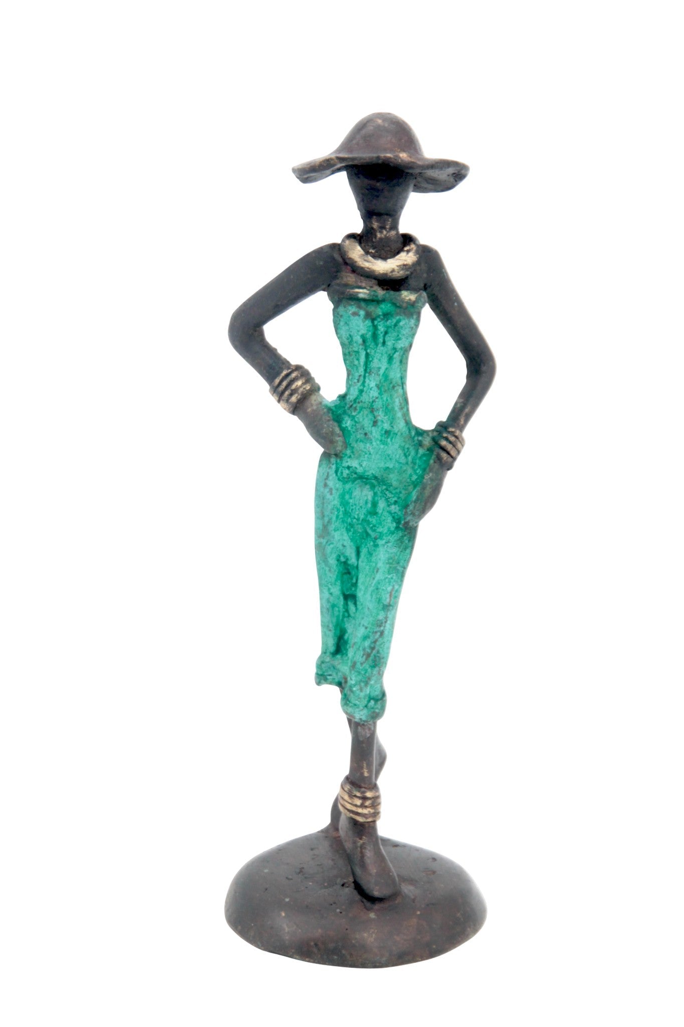 Bronze 15 cm vert n°8 
