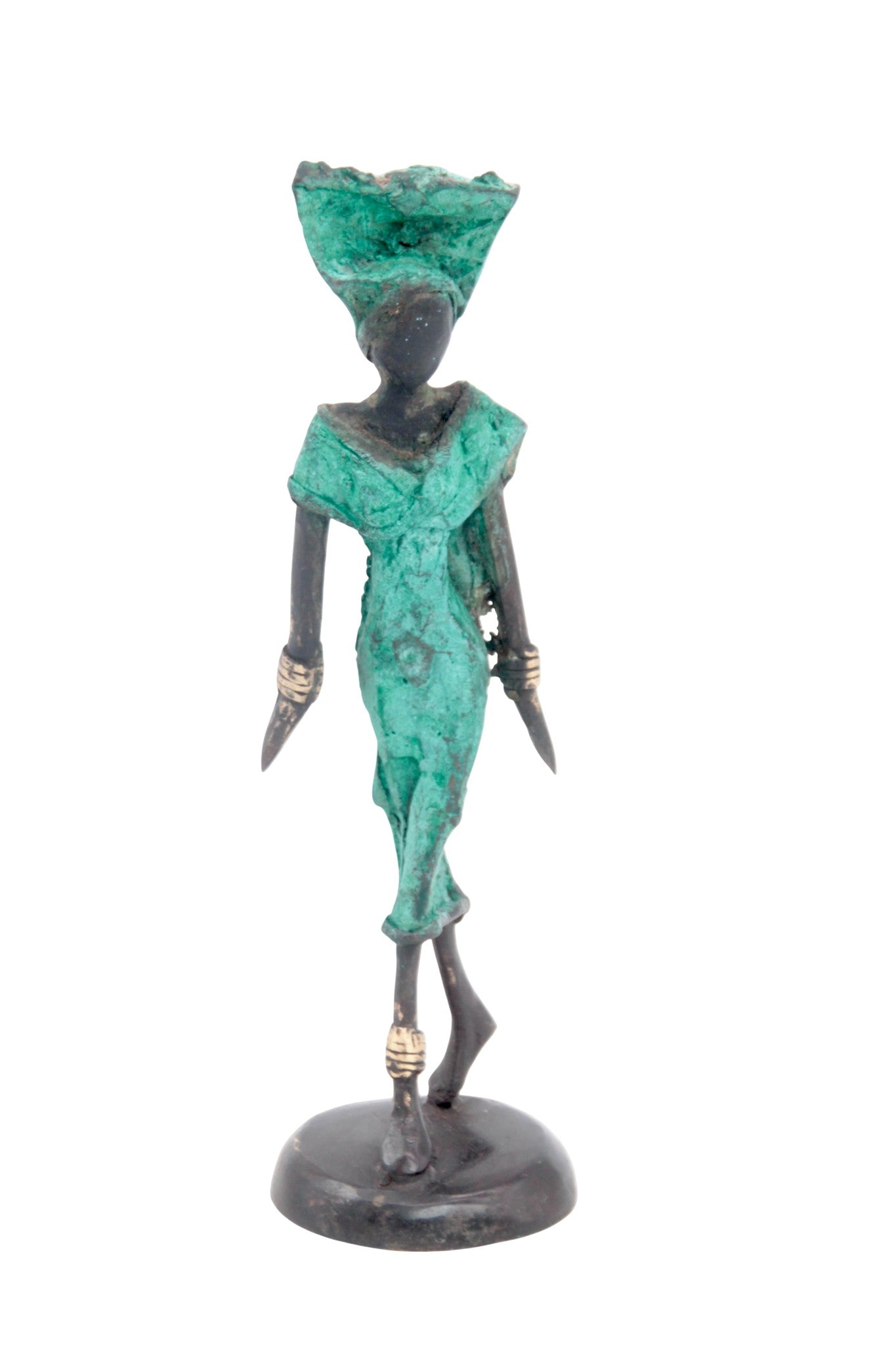 Bronze 15 cm vert n°22 