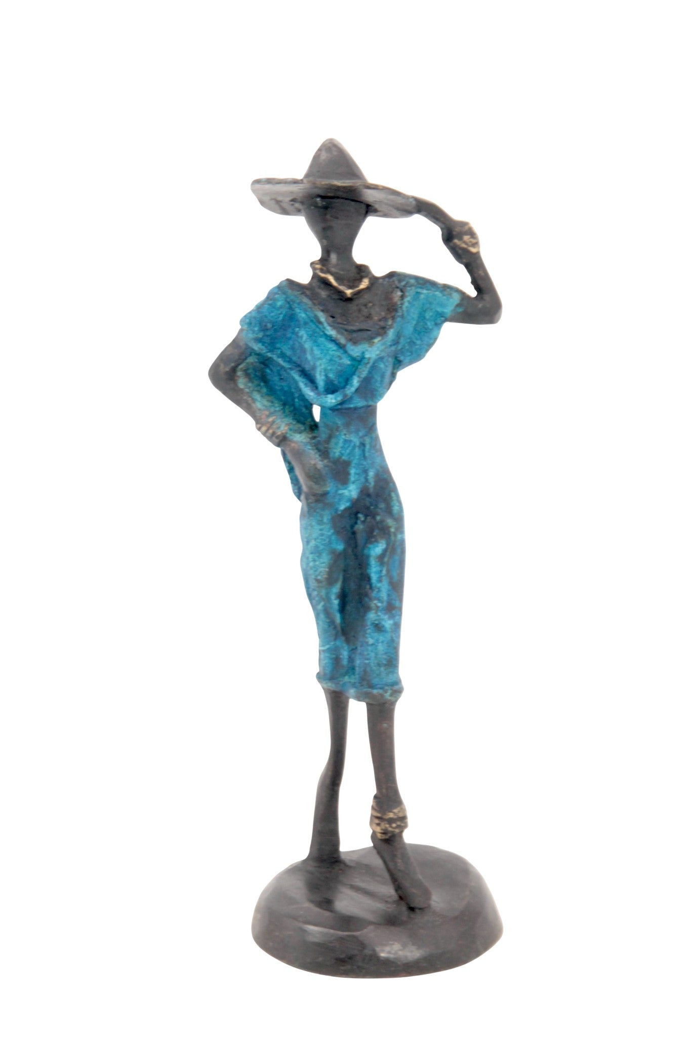 Bronze 15 cm bleu n°38 