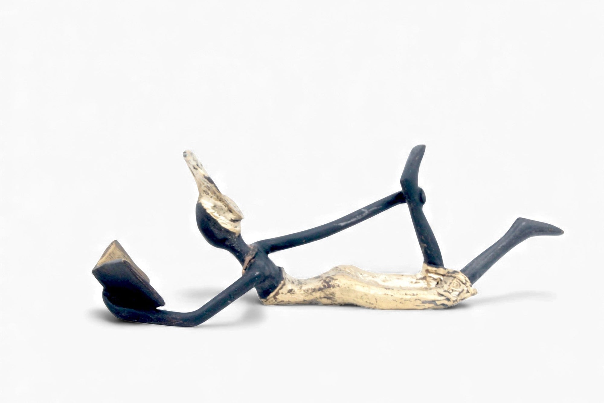 Bronze allongé 20 cm doré n°11 