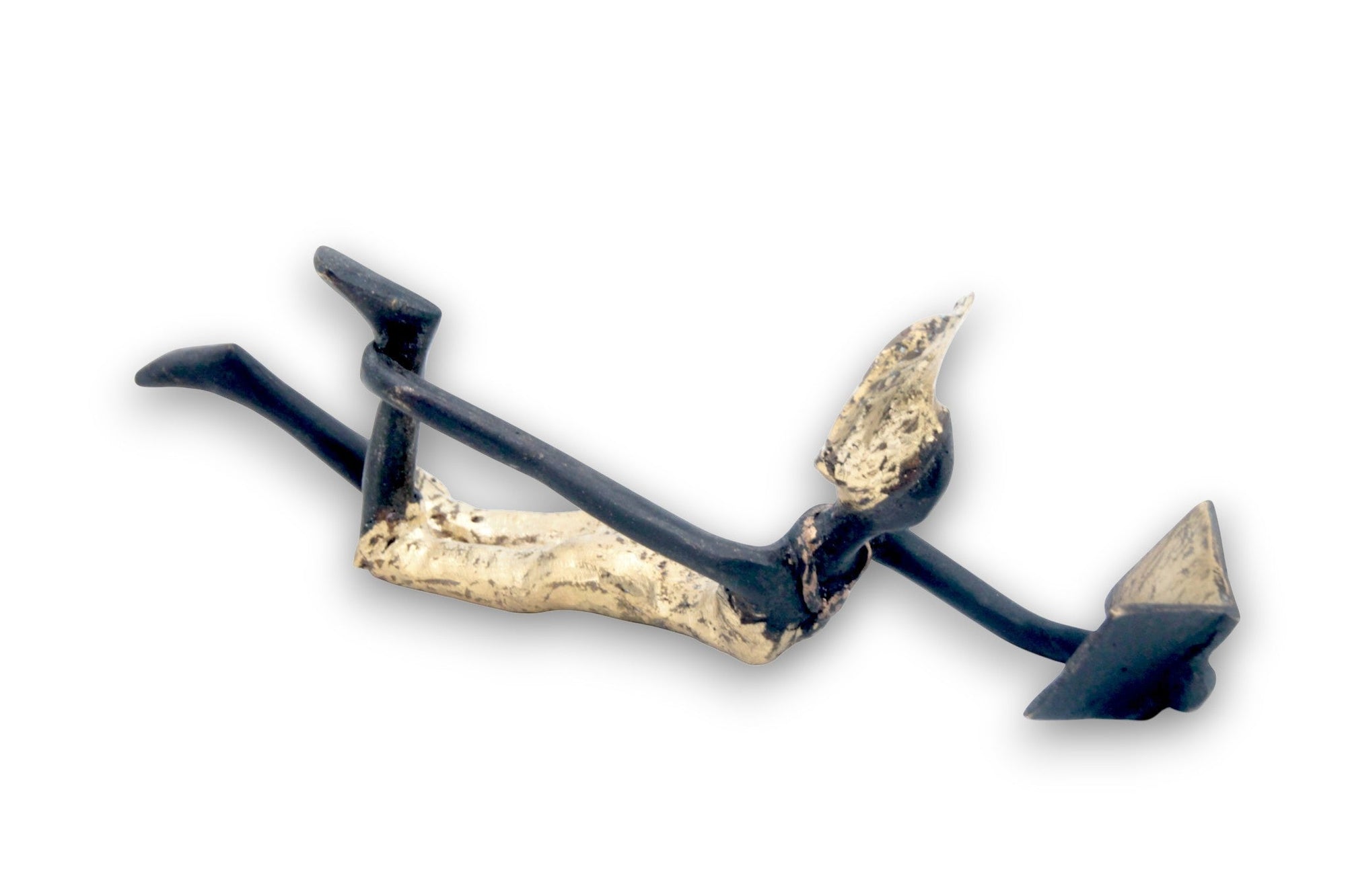 Bronze allongé 20 cm doré n°11 