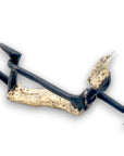 Bronze allongé 20 cm doré n°11 