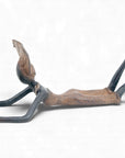 Bronze allongé 20 cm marron n°2 