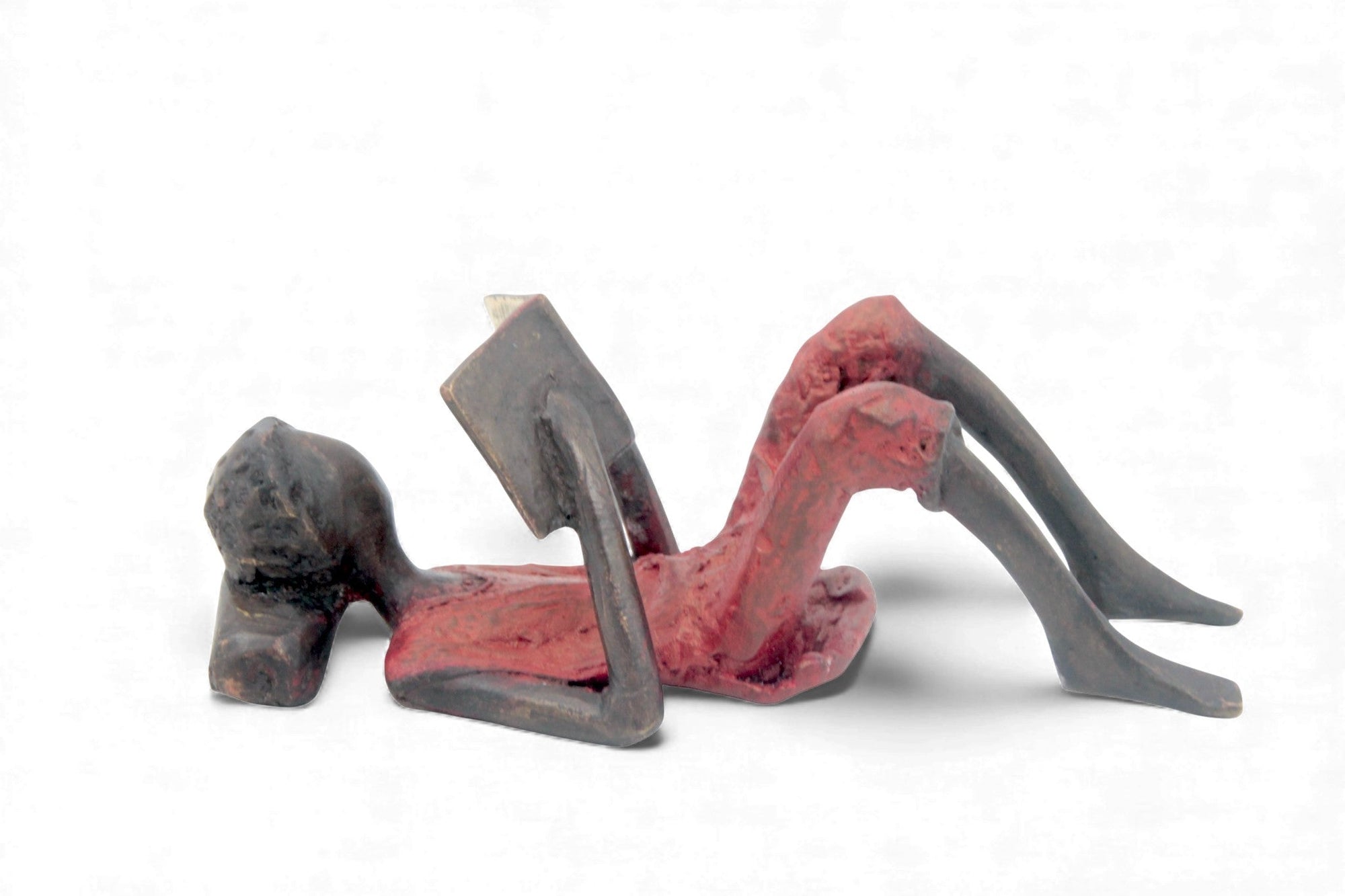 Bronze allongé 20 cm rouge n°2 