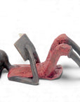 Bronze allongé 20 cm rouge n°2 