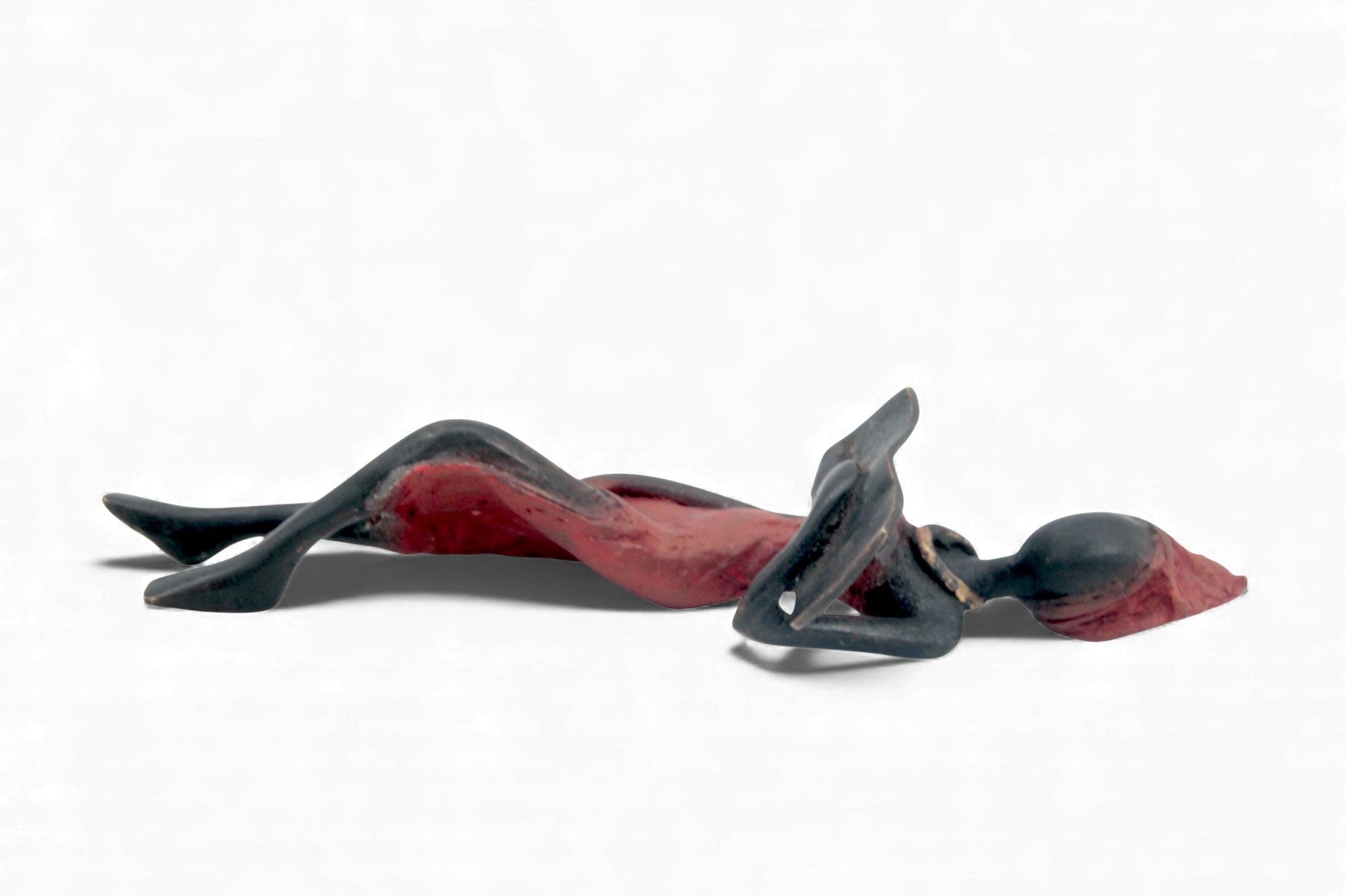 Bronze allongé 20 cm rouge n°3 