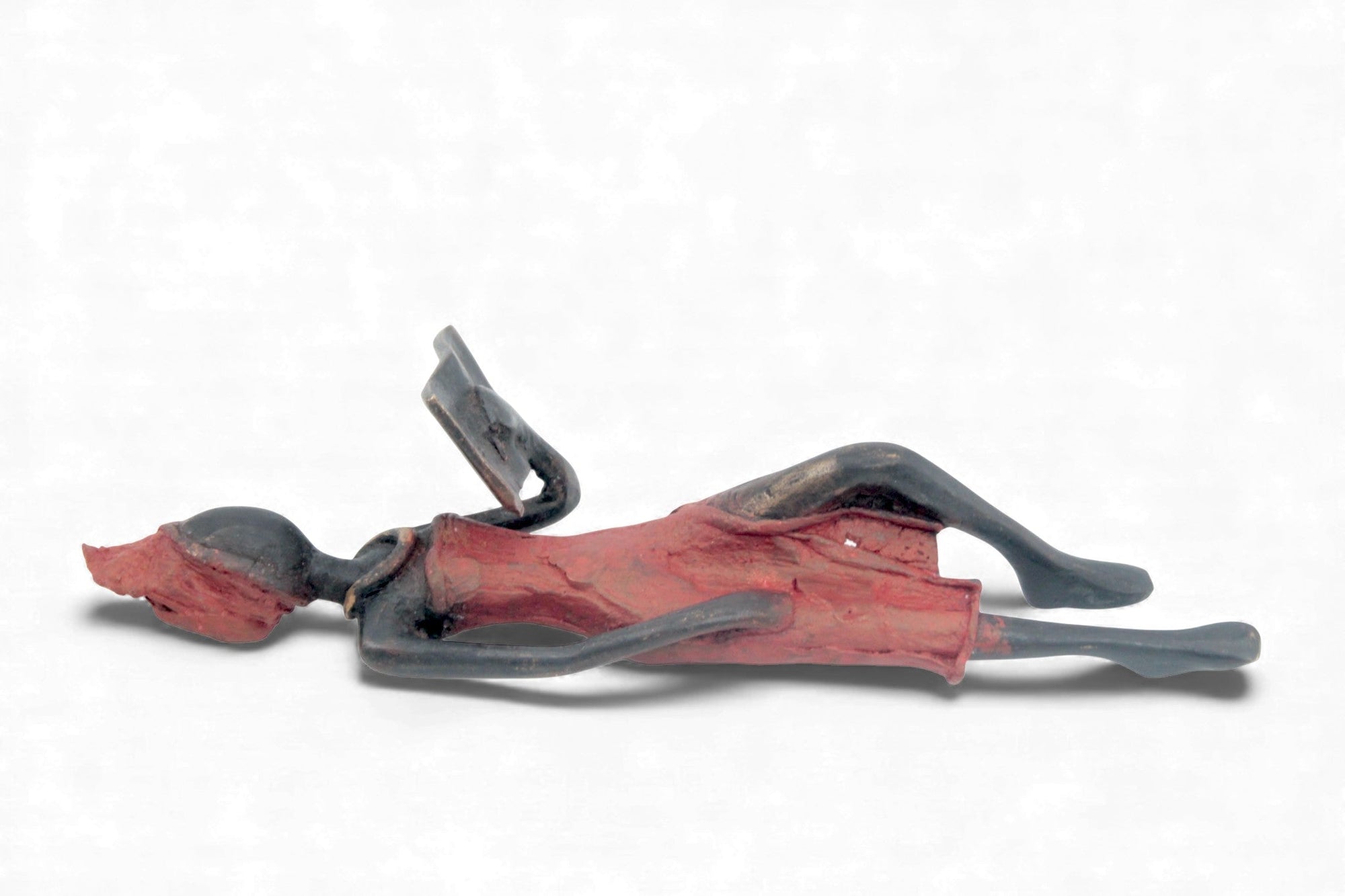 Bronze allongé 20 cm rouge n°3 