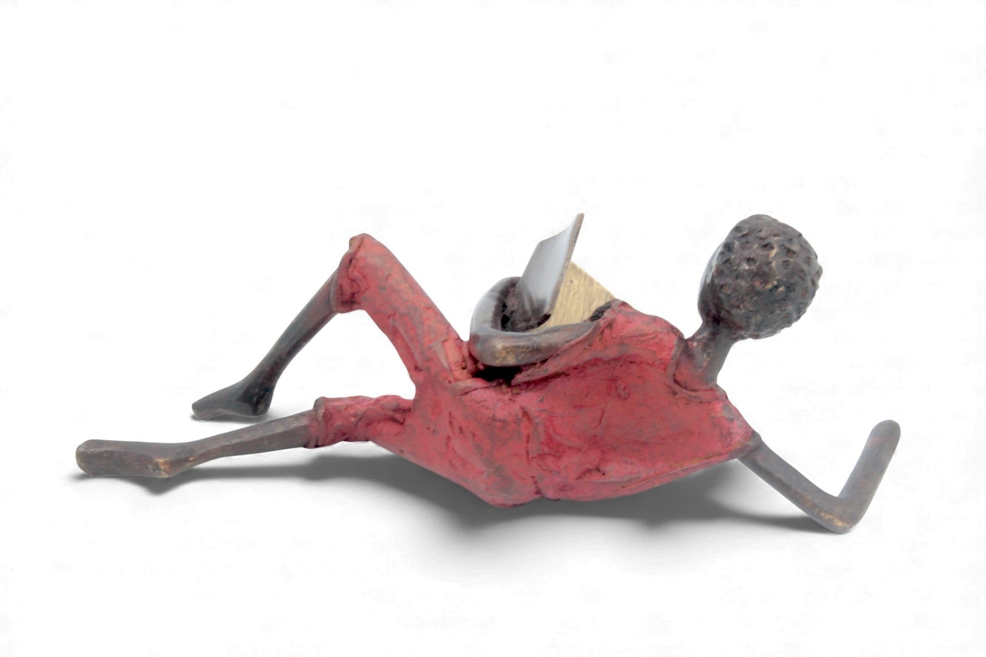 Bronze allongé 20 cm rouge n°4 