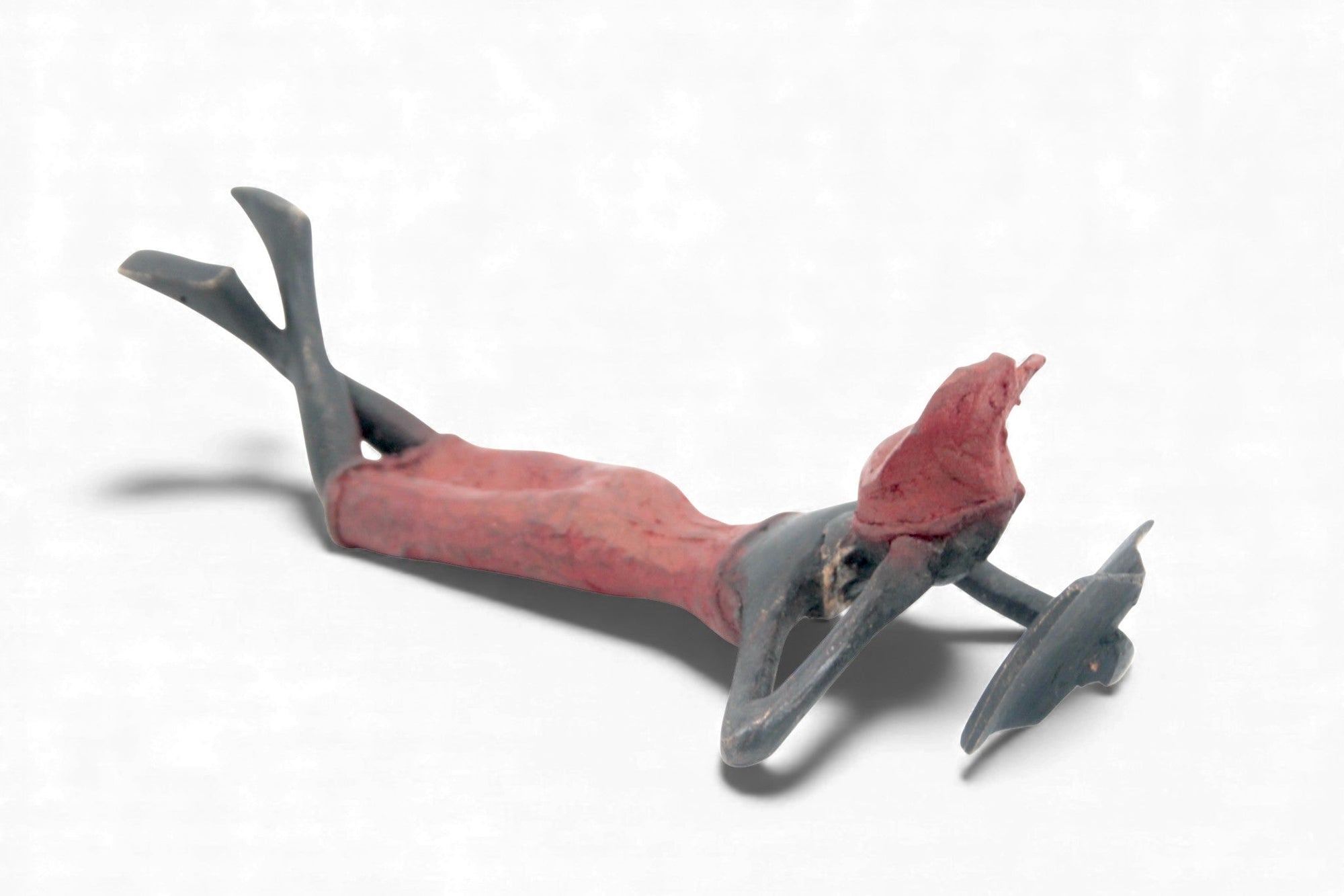 Bronze allongé 20 cm rouge n°5 