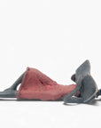 Bronze allongé 20 cm rouge n°7 