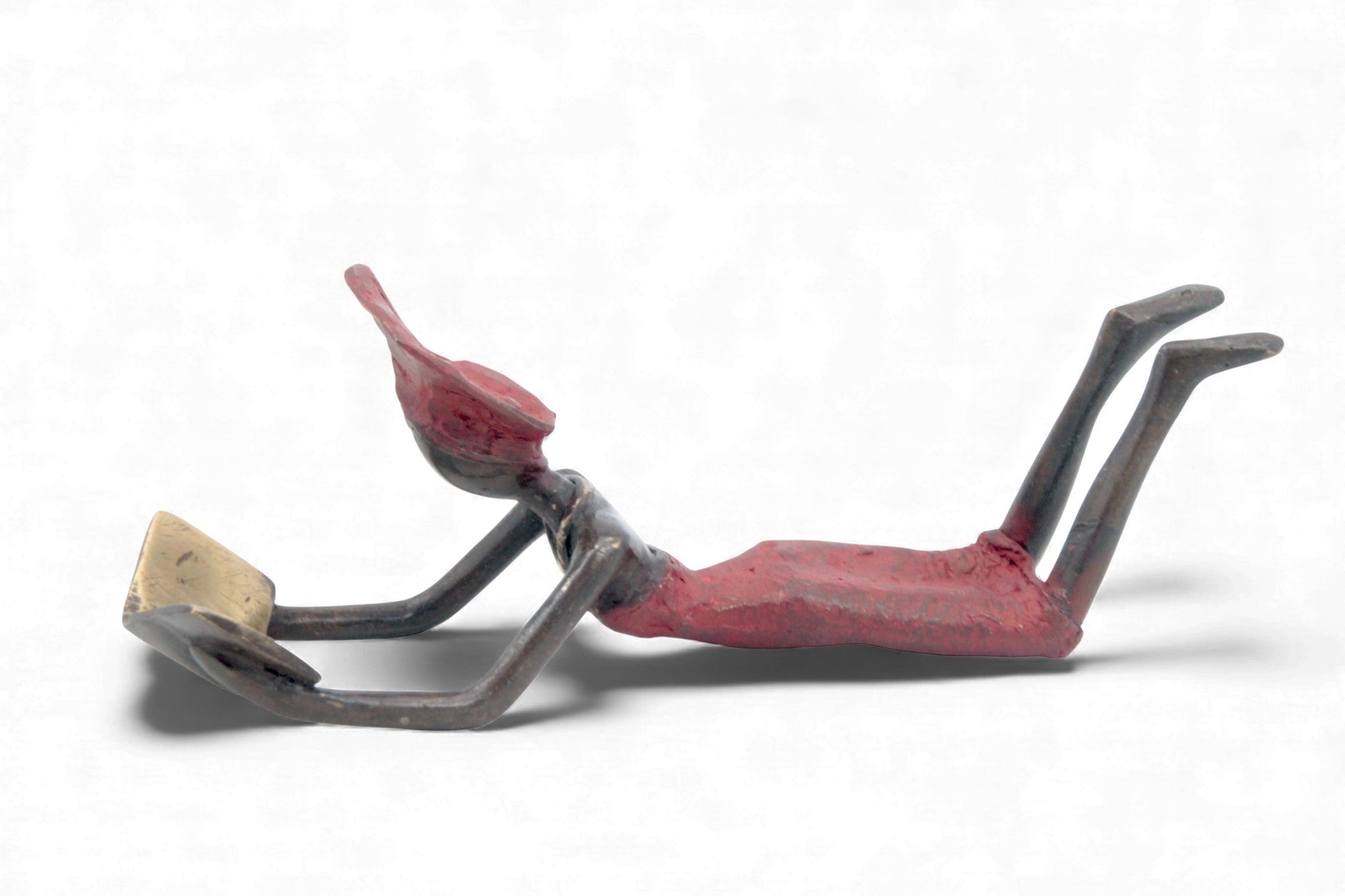 Bronze allongé 20 cm rouge n°11 