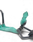 Bronze allongé 20 cm vert n°12 