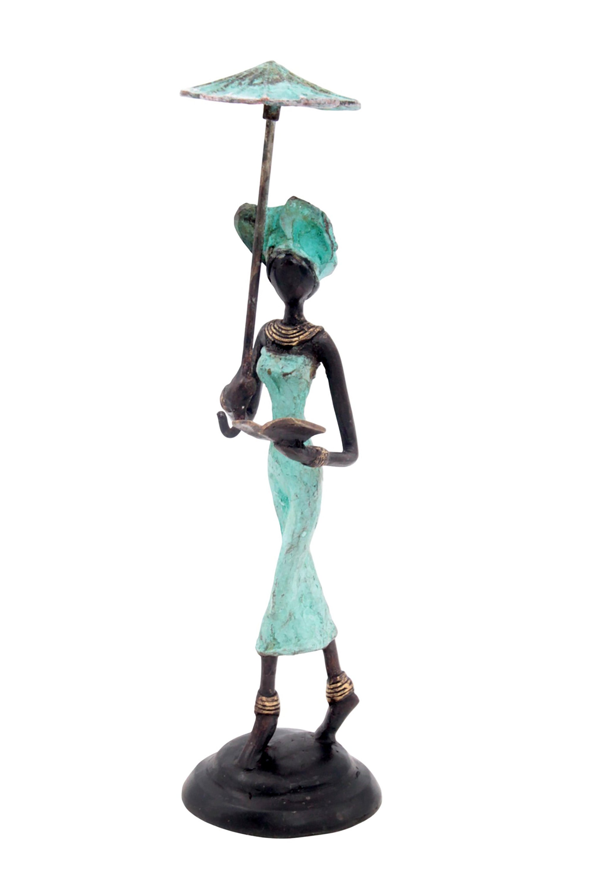 Bronze 20 cm turquoise n°5 