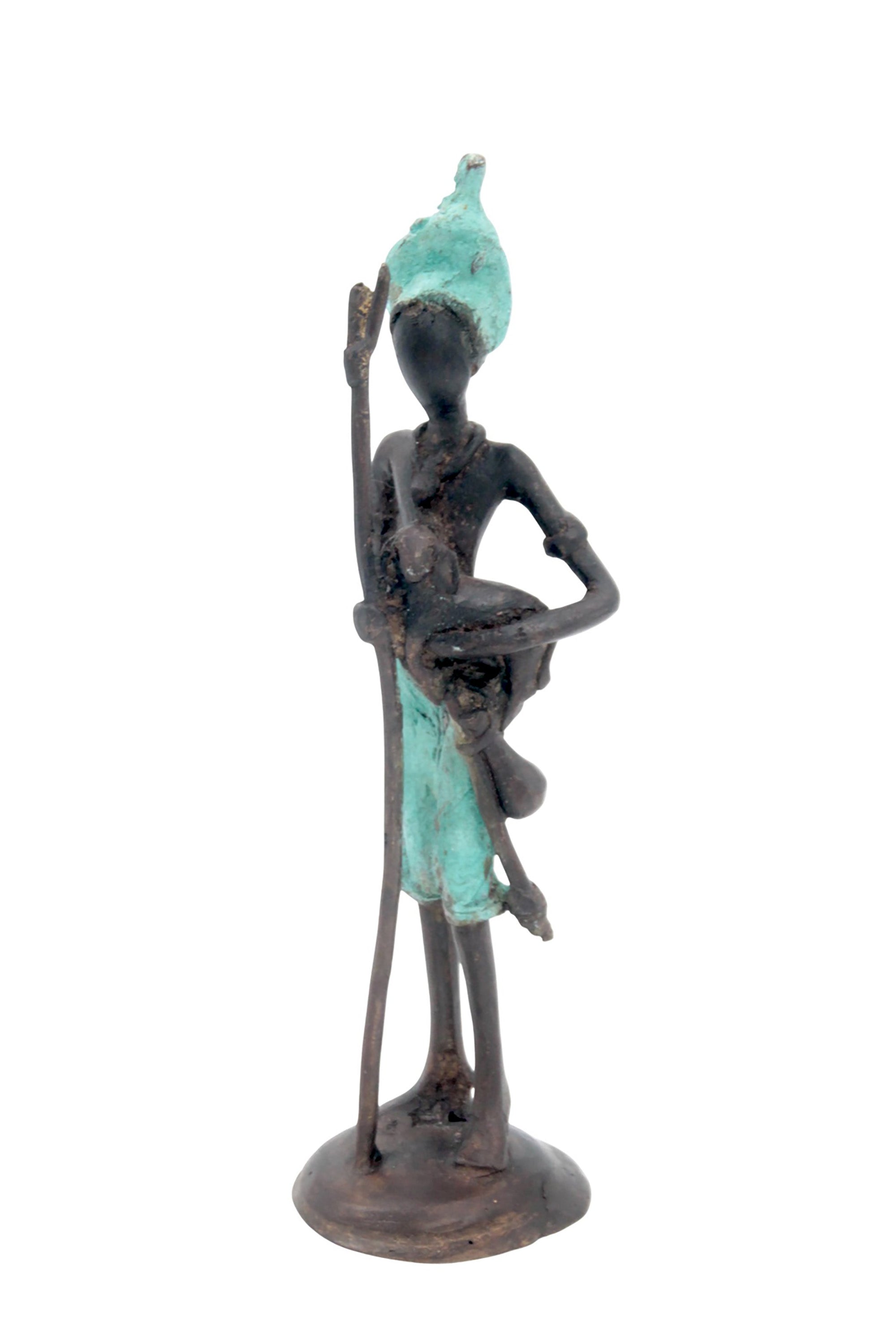 Bronze 20 cm turquoise n°11 