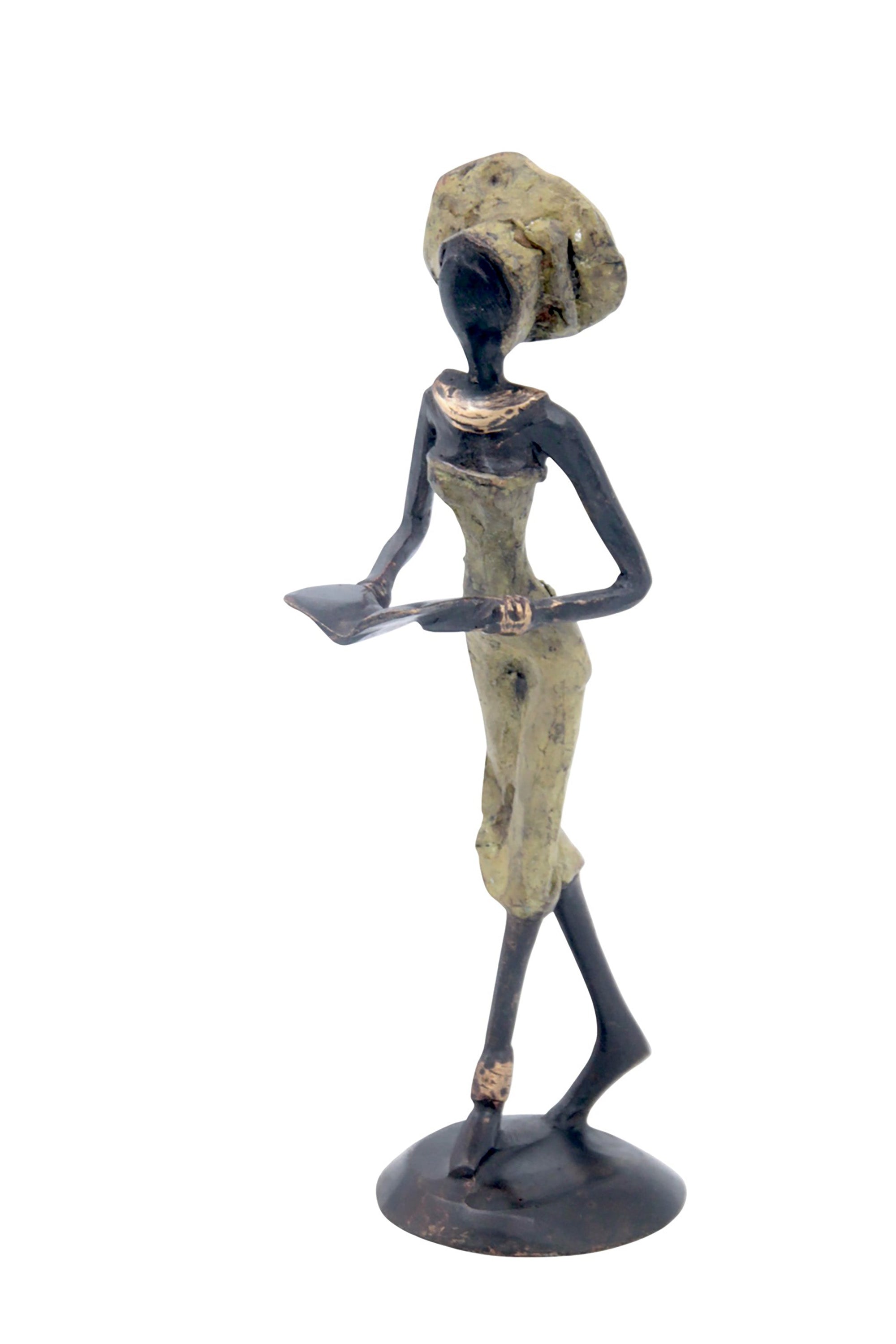 Bronze 20 cm vert n°6 