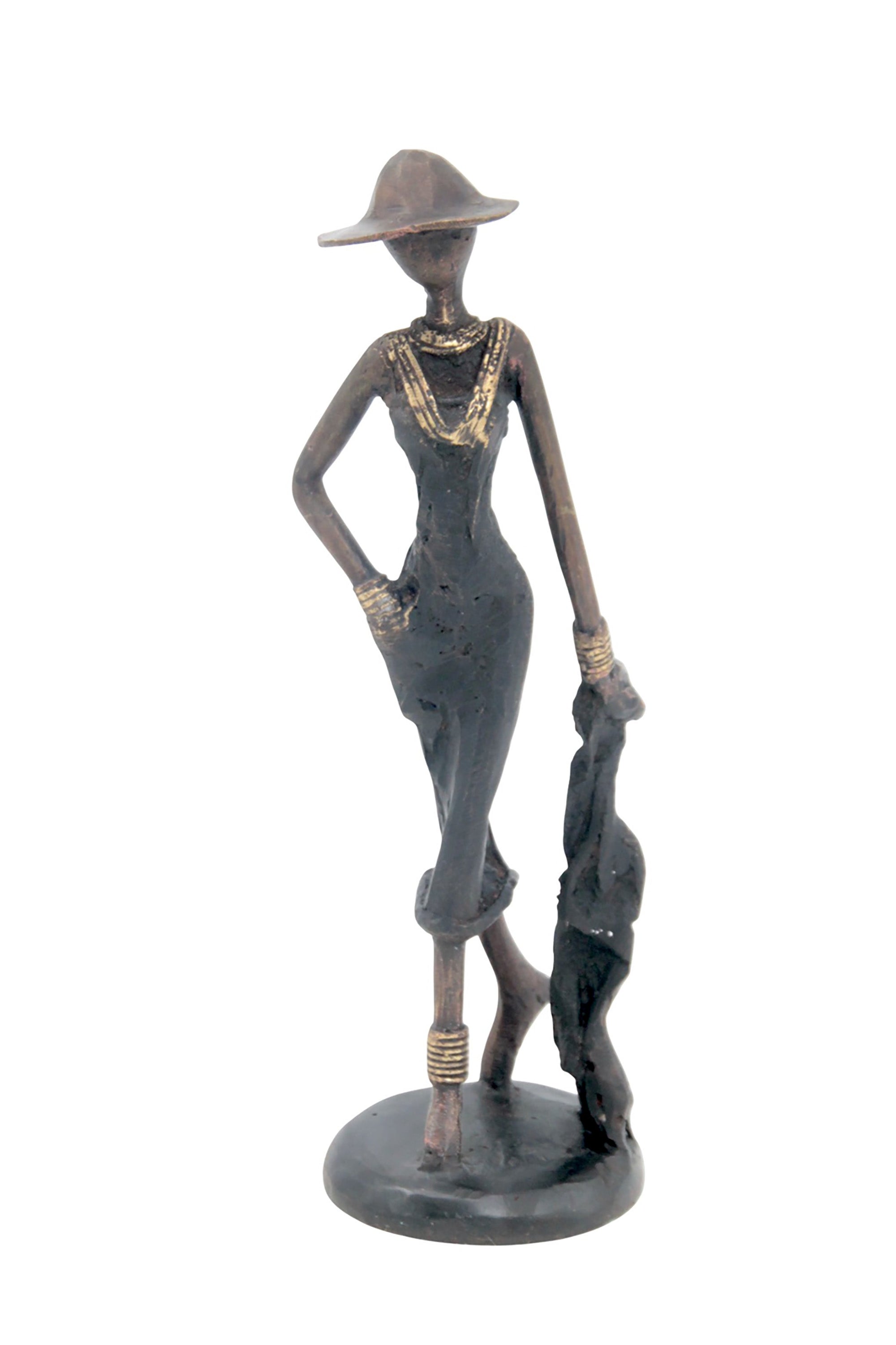 Bronze 20 cm noir n°1 
