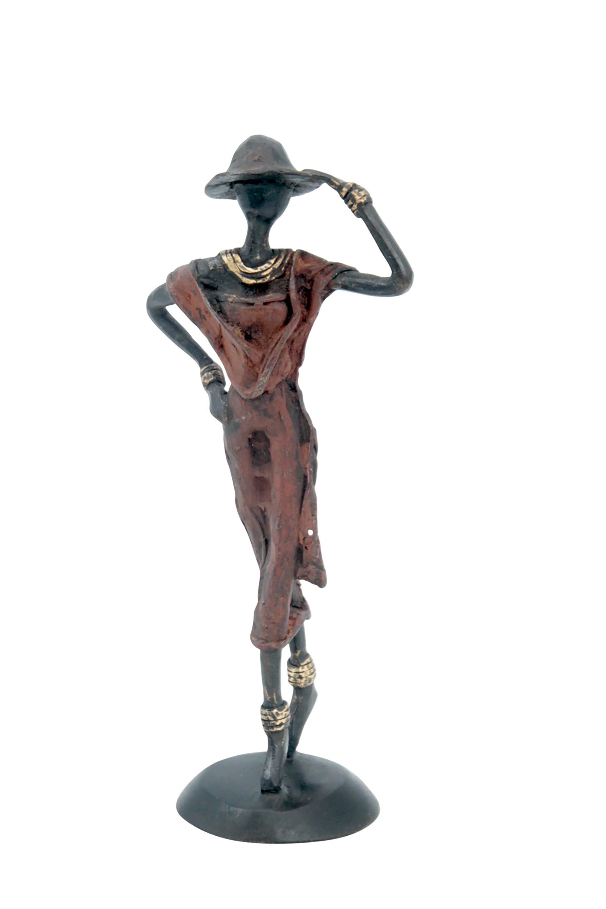 Bronze 20 cm marron n°7 