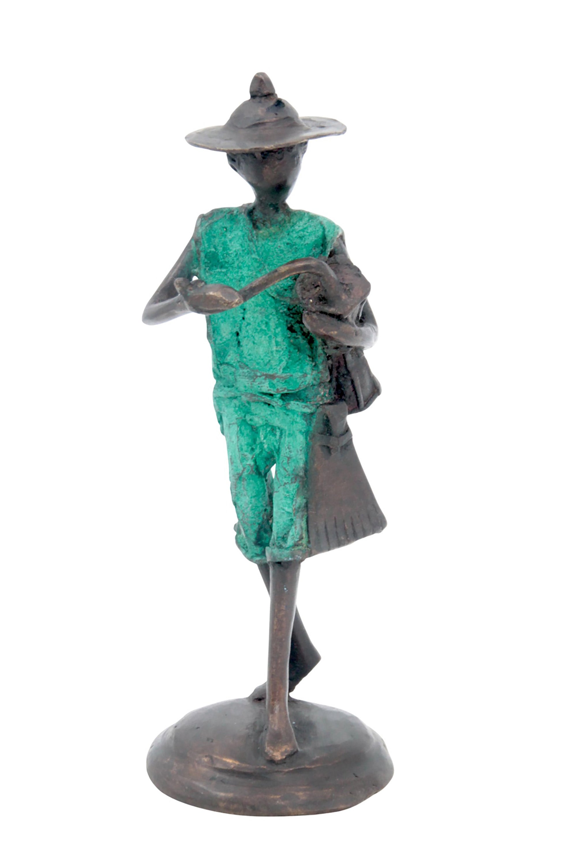 Bronze 20 cm vert n°8 