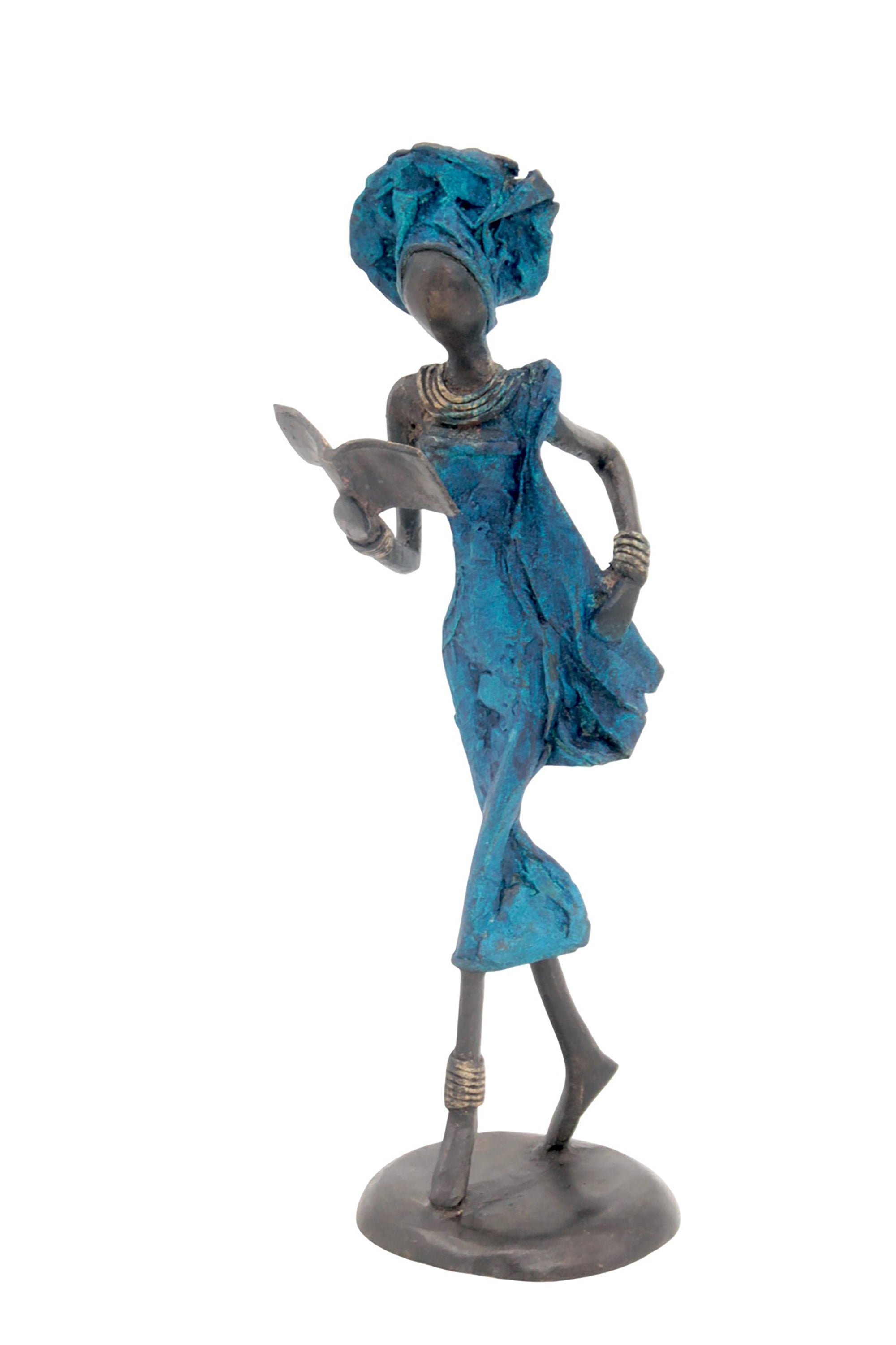Bronze 25 cm bleu n°7 